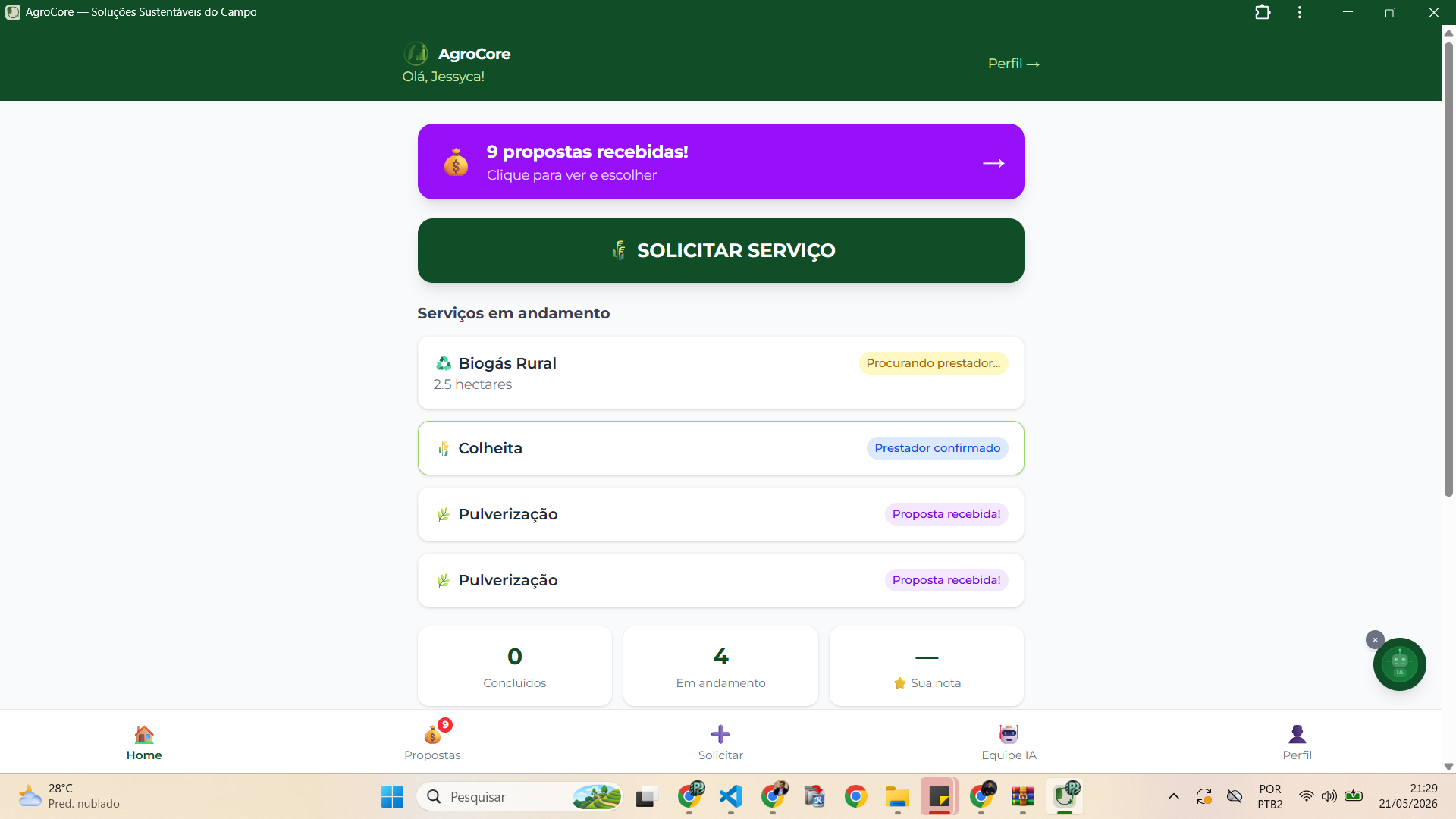AgroCore Dashboard