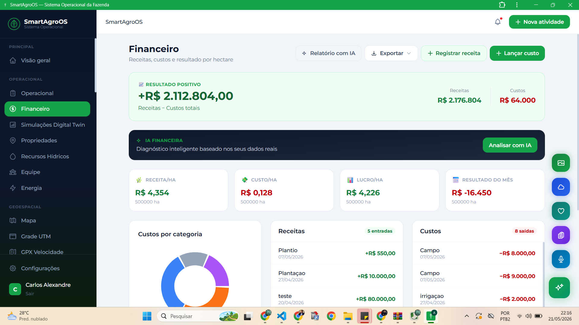 SmartAgroOS Financeiro
